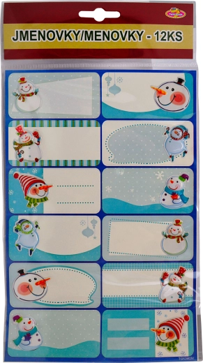 Étiquettes autocollantes pour cadeaux de Noël