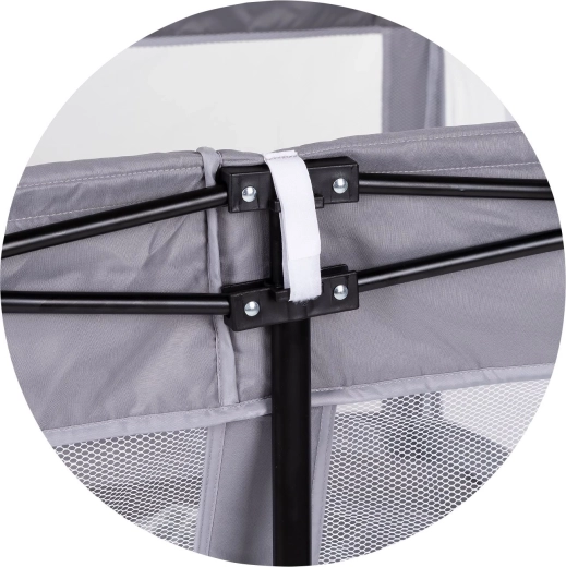 Cadre métallique stable et pieds antidérapants