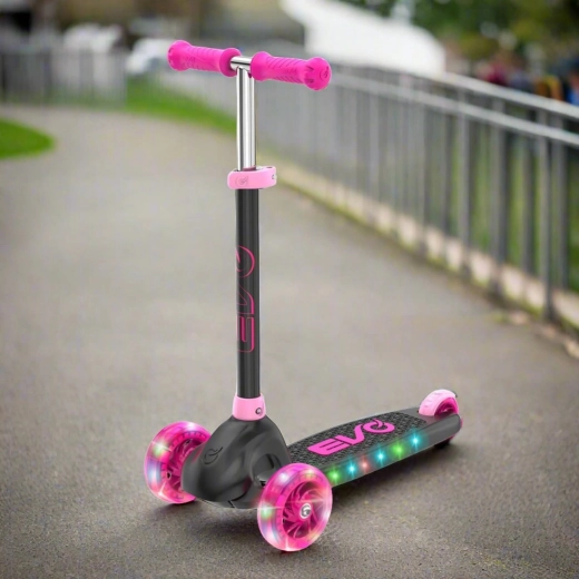 Roues LED et châssis rétroéclairé