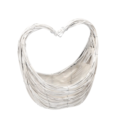 Forme de cœur romantique avec anse