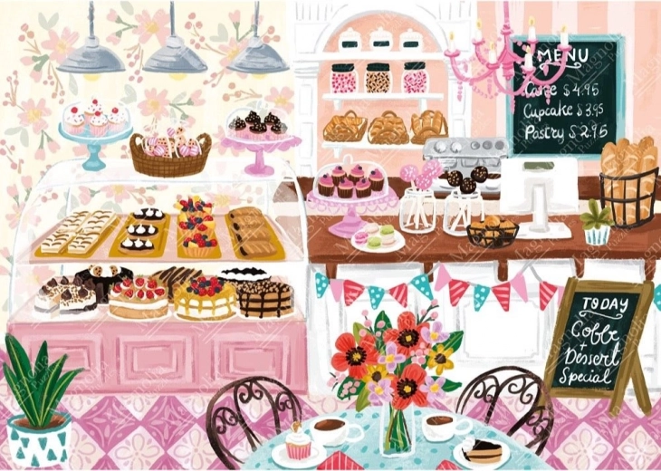 Puzzle boulangerie 1000 pièces MAGNOLIA
