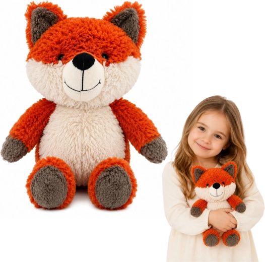 Renard en peluche – doudou ultra doux 28 cm