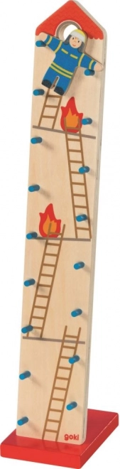 Pompier Benno, échelle acrobatique