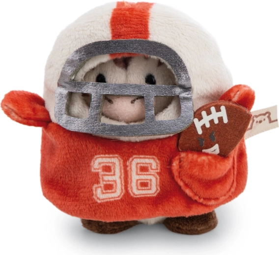 NICI MyMochi zèbre Stripey 8 cm – football américain, emballage cadeau