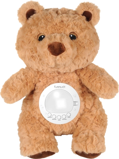 Ourson veilleuse avec mélodies et projection d’étoiles