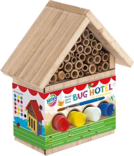 Maison en bois pour insectes à peindre