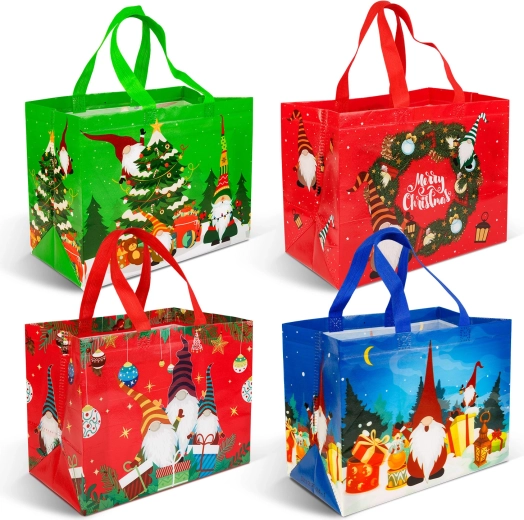 Sac cadeau de Noël 31 × 25 × 17 cm - 1 pièce