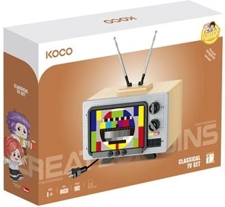 Kit de construction KOCO téléviseur rétro (2280 pièces)