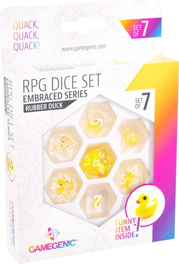 Gamegenic RPG set de dés Embraced series Rubber duck