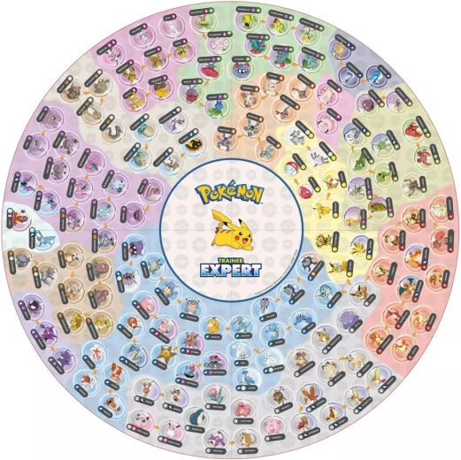 Plateau de jeu recto-verso rempli de Pokémon