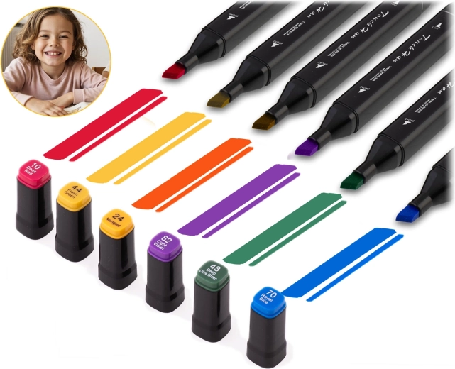 80 couleurs vives et saturées à couverture uniforme