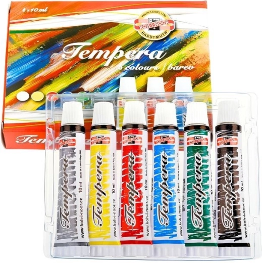 Peintures tempera Koh-i-noor 6 pcs 10 ml