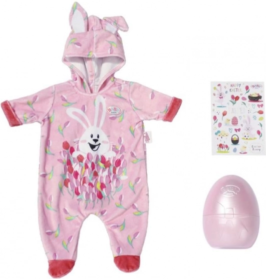 BABY born Œuf de Pâques avec tenue et autocollants