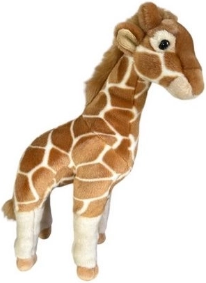 Girafe en peluche debout 38 cm