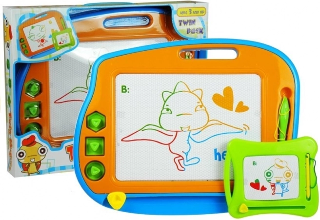 Tableau à dessin magnétique Effaceur 2-en-1 pour enfants