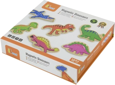 Magnets en bois dinosaures – lot de 20 pcs
