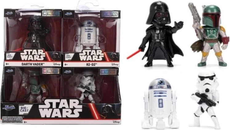 Jada Toys Star Wars mini figurines de collection 6,5 cm (assortiment 4 pièces)