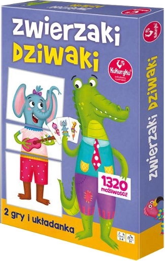 Jeu familial et puzzle Animaux sauvages