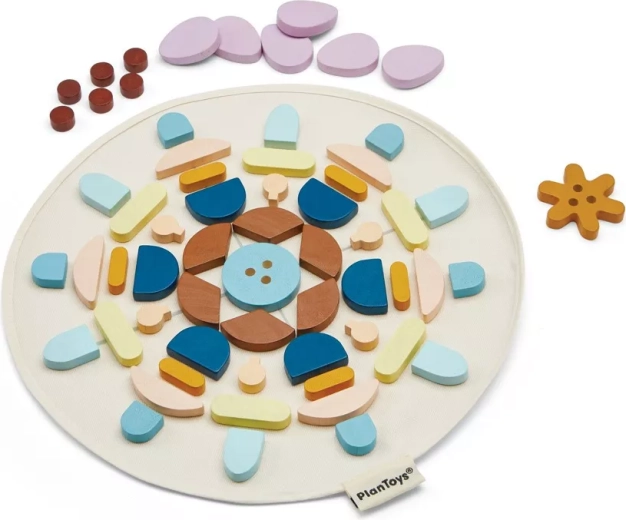 Mandala en bois PlanToys