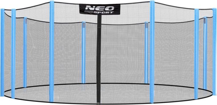 Neo-Sport filet de protection extérieur pour trampoline 457–465 cm (15 ft) pour 10 poteaux