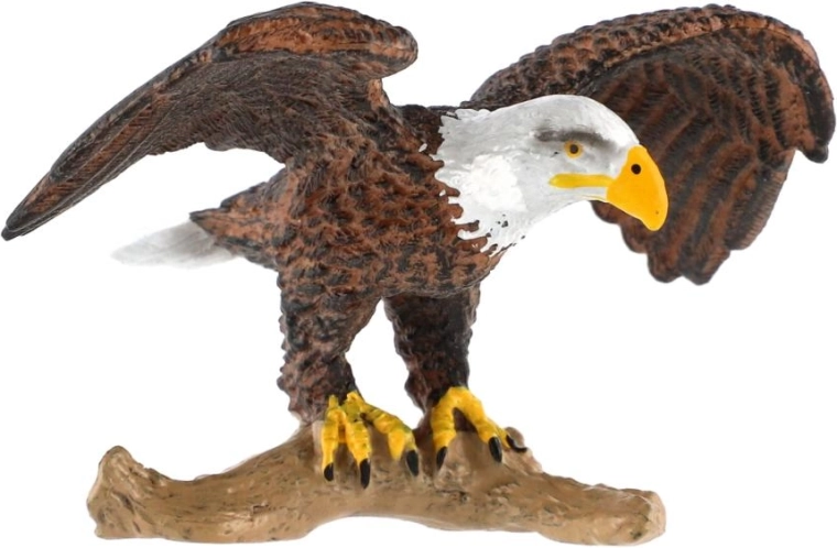 Pose dynamique avec les ailes déployées