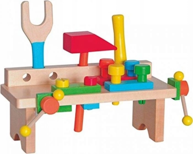 Établi en bois pour enfants avec outils