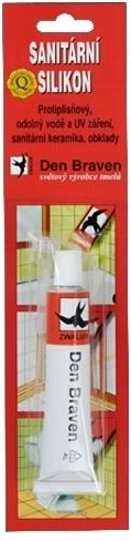 Mastic silicone sanitaire blanc 23 ml