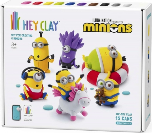 Hej Clay set en plastique Minions