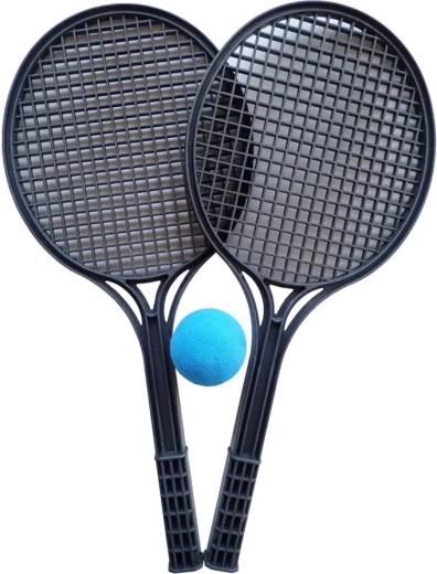Ensemble de soft tennis KUBIsport avec 2 raquettes et une balle en mousse