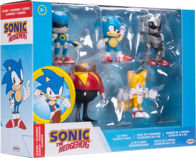 Cinq personnages classiques dans un seul set