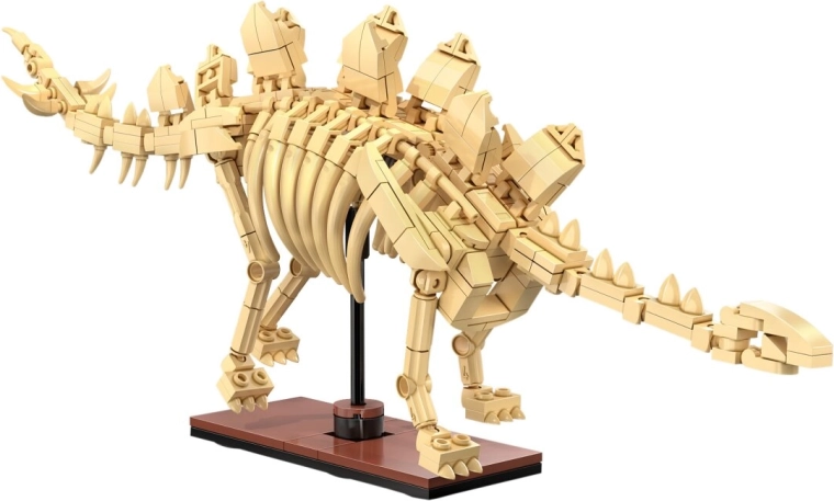 Fossile de dinosaure CaDA Stégosaure en briques 1:23