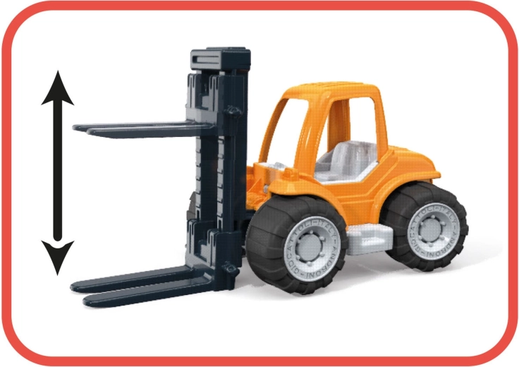 Fourche élévatrice fonctionnelle pour un jeu réaliste