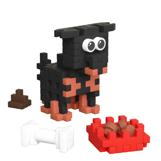 Adorable rottweiler à assembler