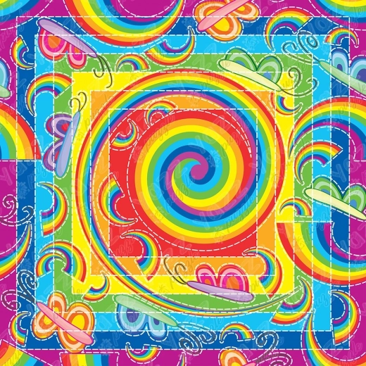 Puzzle arc-en-ciel et papillons 1023 pièces