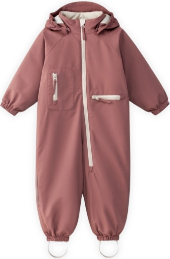 Combinaison enfant mi-saison Leokid Ulli Pink Clay, taille 116 (6–7 ans)