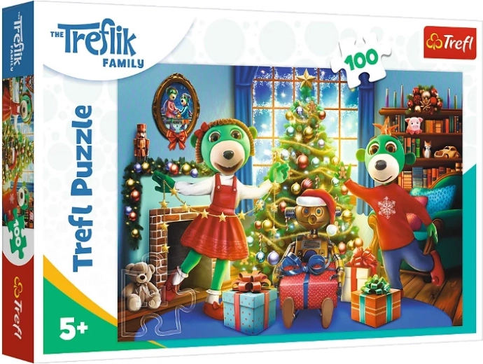 Trefl Puzzle de Noël Les Tréfliks d’hiver 100 pièces
