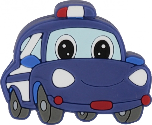 Design enfant amusant de voiture de police