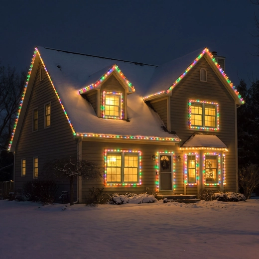 30 mètres de lumière multicolore
