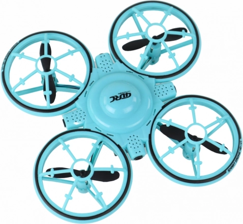 Drone bleu pour enfants avec lumières LED et contrôleur bracelet