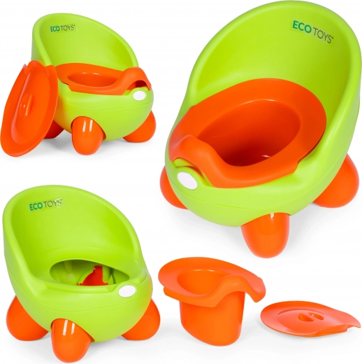 Pot d'enfant ECOTOYS avec insert vert amovible