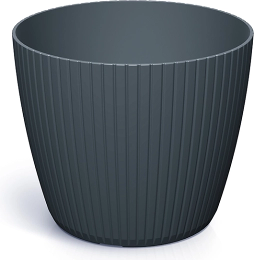 Pot de fleurs Lamia 13,8 cm anthracite