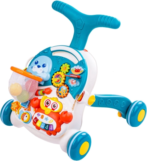 Trotteur et table 2-en-1 qui grandit avec l’enfant