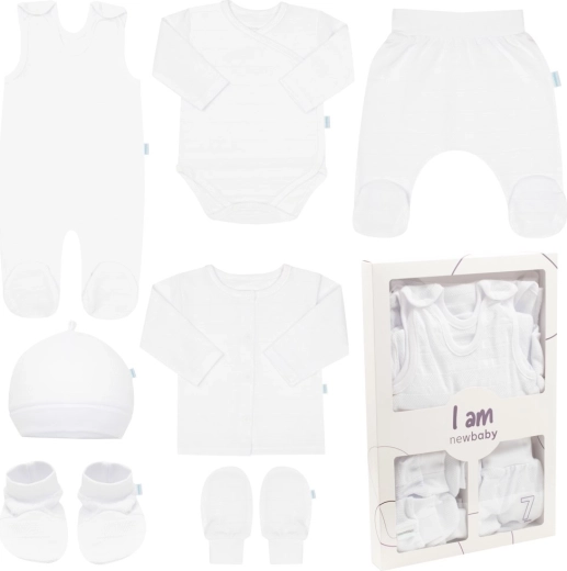 New Baby I AM ensemble pour nouveau-né pour la maternité blanc