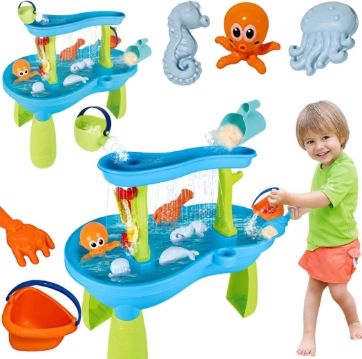 Table à eau avec pieuvre Woopie et 18 accessoires