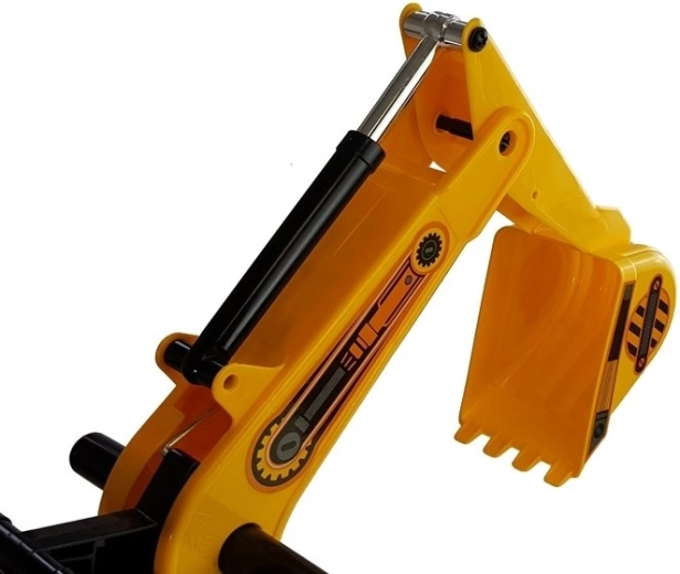 Bras mobile avec godet pour jouer au chantier