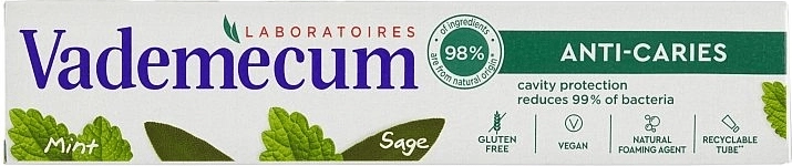 Vademecum Anti‑Caries dentifrice 75 ml