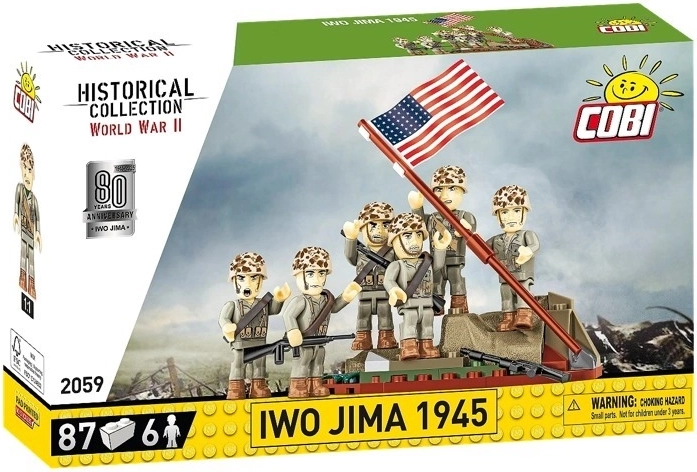 Blocs Raising the Flag on Iwo Jima 1945 - 87 pièces