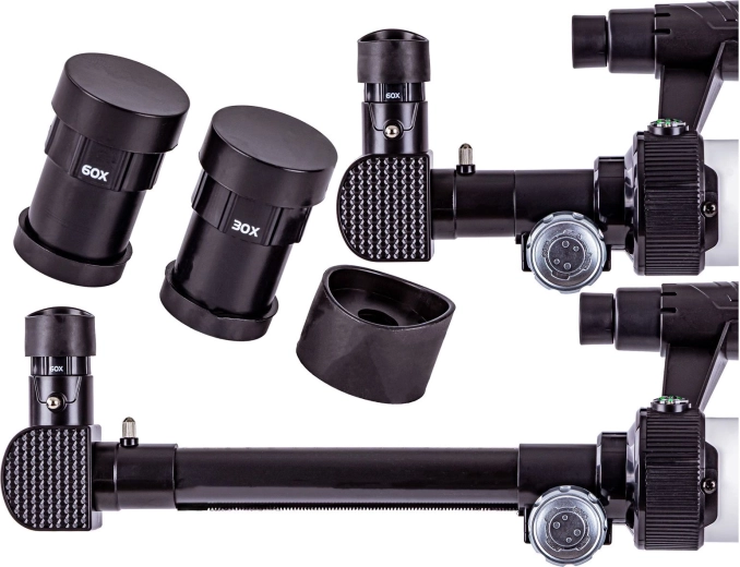 2 oculaires 30× et 60× pour différents grossissements