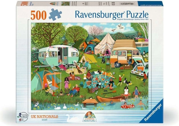 Puzzle Ravensburger Aventure au camping 500 pièces