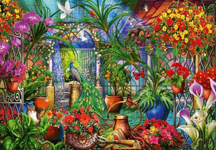 Puzzle Serre Tropicale 1000 pièces
